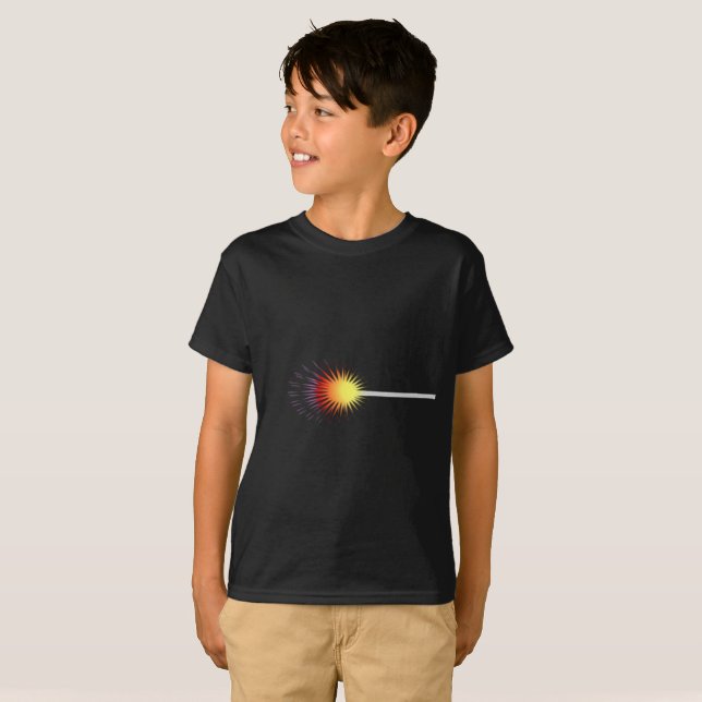 Camiseta de dinamita con mecha encendida (Anverso completo)
