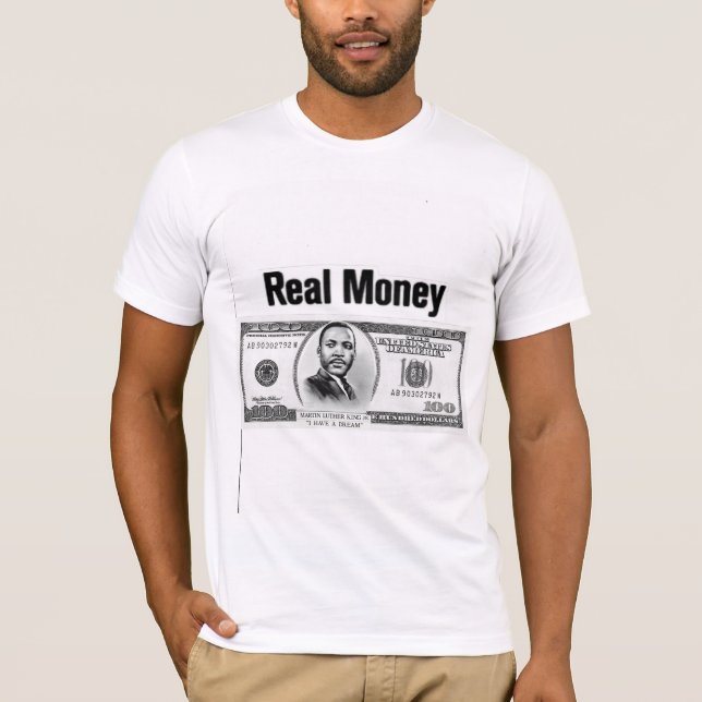 Camiseta de Dinero Real (Anverso)