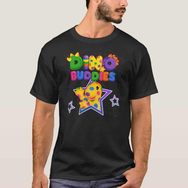 Camiseta de Dino-Buddies™ - escena de Rollo w/Star (Anverso)
