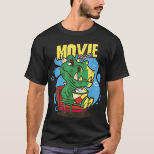 Camiseta de Dinosaur de la noche del cine