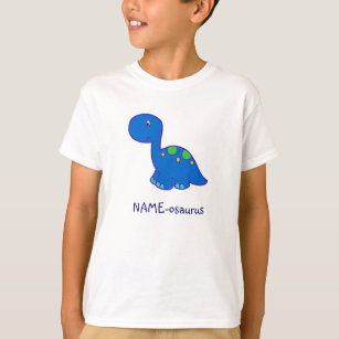 Camiseta de Dinosaur Name-osaurus Kid's - niño
