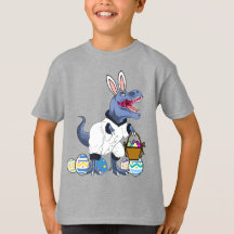 Camiseta de dinosaurio Cool T Rex Easter Basket Re