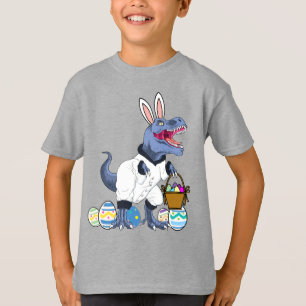 Camiseta de dinosaurio Cool T Rex Easter Basket Re