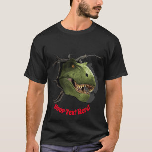 Camiseta de dinosaurio de diseño personalizado per