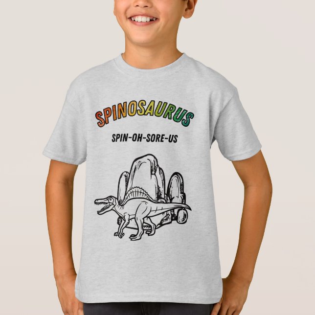 Camiseta de dinosaurio de Guay Spinosaurus (Anverso)