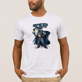 Camiseta de dinosaurio de sopa