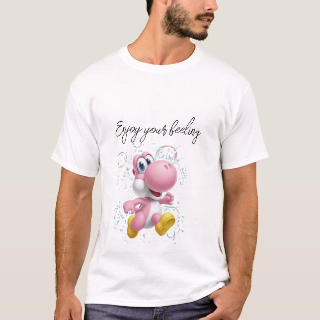 Camiseta de Dinosaurio – Disfruta de tus Sentimien (Anverso)