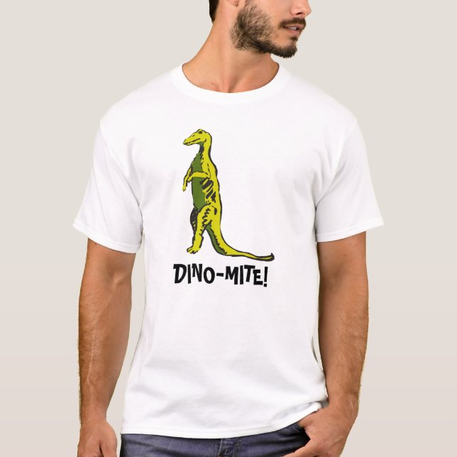 Camiseta de Dinosaurio divertida, Dino-mite! (Anverso)