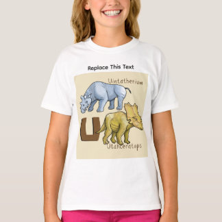 Camiseta de dinosaurio o animal prehistórico