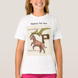 Camiseta de dinosaurio o animal prehistórico