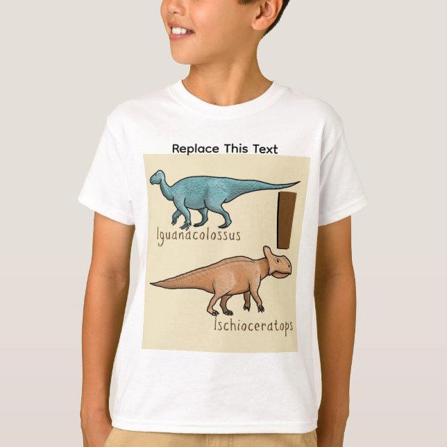 Camiseta de dinosaurio o animal prehistórico (Anverso)
