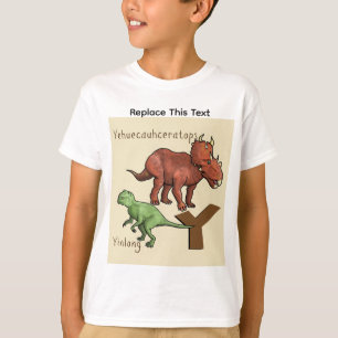Camiseta de dinosaurio o animal prehistórico