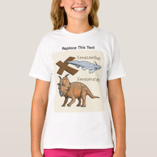 Camiseta de dinosaurio o animal prehistórico
