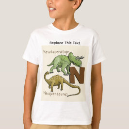 Camiseta de dinosaurio o animal prehistórico