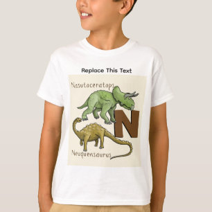 Camiseta de dinosaurio o animal prehistórico