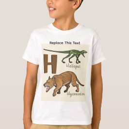 Camiseta de dinosaurio o animal prehistórico