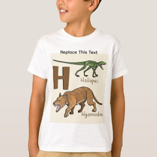 Camiseta de dinosaurio o animal prehistórico