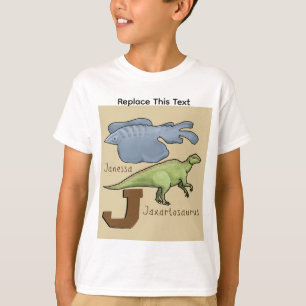 Camiseta de dinosaurio o animal prehistórico
