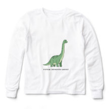 Camiseta de dinosaurio para niños expertos en dino