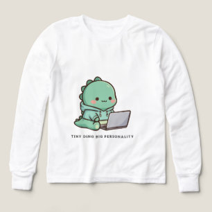 Camiseta De Dinosaurio Para Niños Pequeño Dino Gra