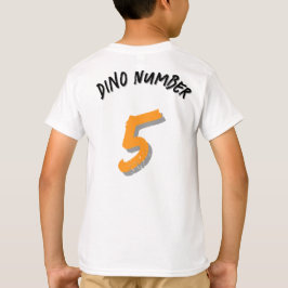 Camiseta de dinosaurio personalizable