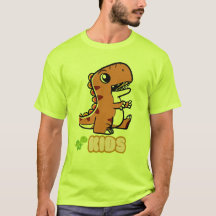 Camiseta de dinosaurio T-Rex de dibujos animados p