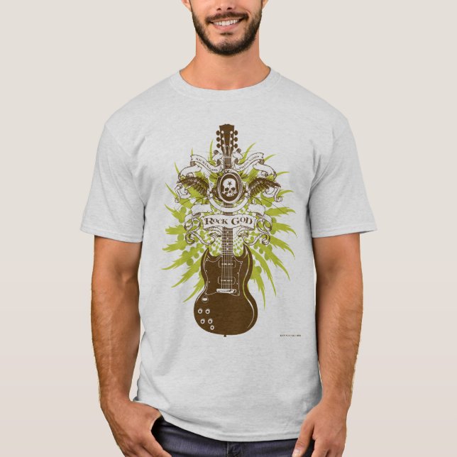 Camiseta de dios de la roca (Anverso)