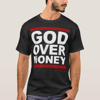 Camiseta de Dios sobre el dinero