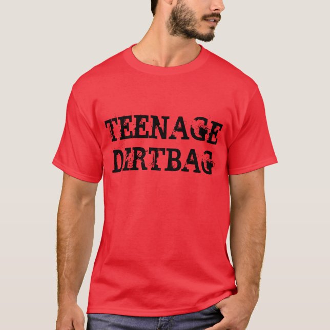 Camiseta de "Dirtbag adolescente" (Anverso)