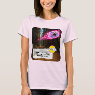 Camiseta de Disc Golf de Chistes de Envoltura de C