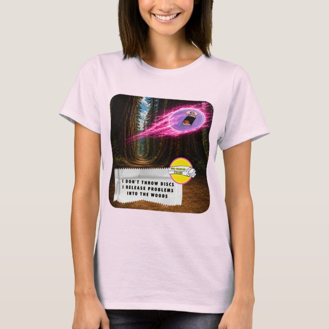 Camiseta de Disc Golf de Chistes de Envoltura de C (Anverso)