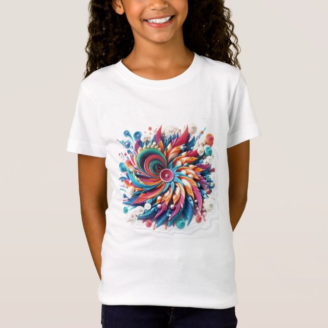 camiseta de diseño 3d (Anverso)