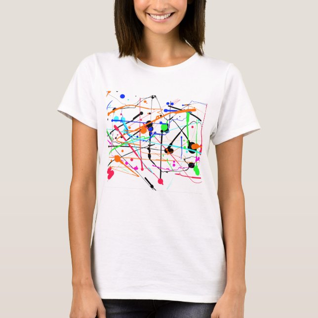 Camiseta de diseño abstracto (Anverso)
