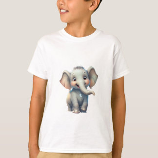 Camiseta de diseño Adorable Baby Elephant