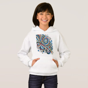 Camiseta de diseño artístico de la paleta arcoiris