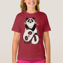 Camiseta de diseño asombrosa de la imagen del pand