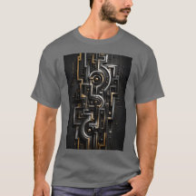 Camiseta de diseño asombroso Geometric Nexus Circu