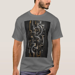 Camiseta de diseño asombroso Geometric Nexus Circu