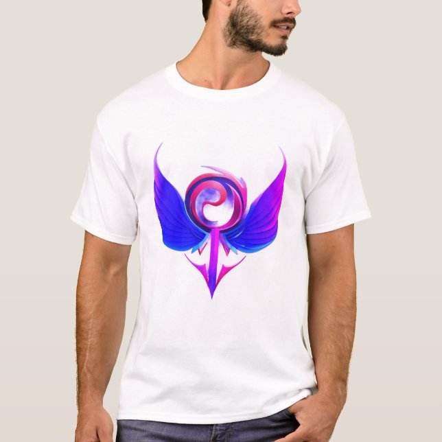 Camiseta de diseño audaz de dragón y tatuaje - Col (Anverso)