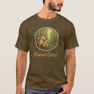 Camiseta de diseño básico Cottage Forest Child