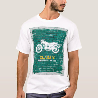 Camiseta de diseño clásico de motocicleta