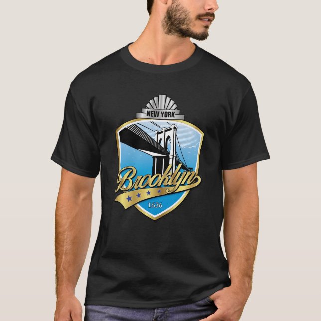 Camiseta de diseño con logotipo de Brooklyn (Anverso)