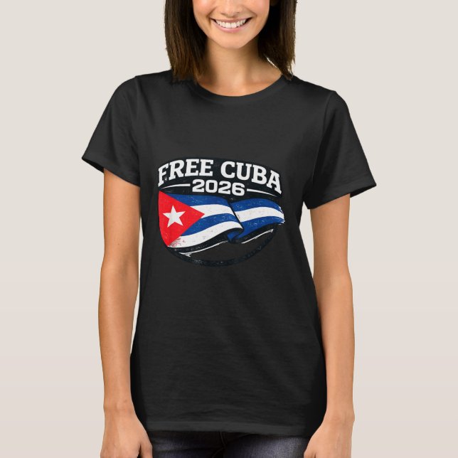 Camiseta de diseño Cuba Cuba Libre Doctrina de Mon (Anverso)