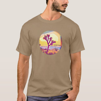 Camiseta de diseño de árbol Joshua colorida