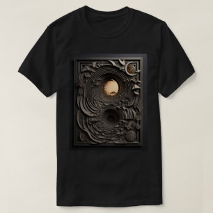 Camiseta de diseño de arte de papel 3D