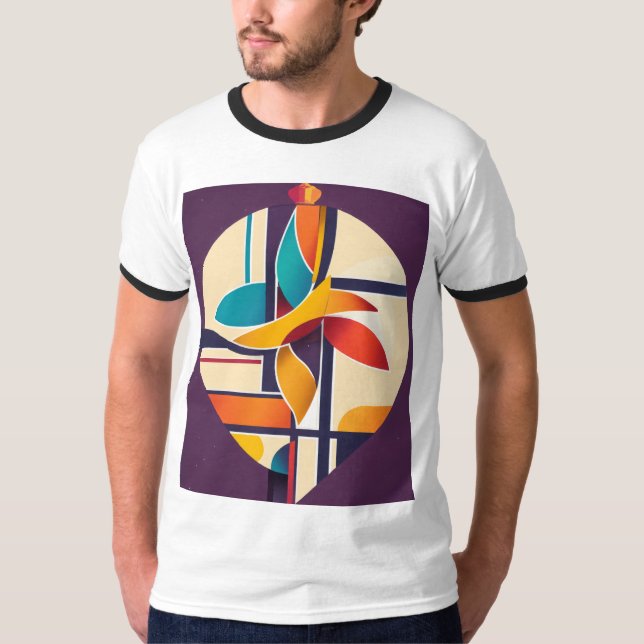 Camiseta de diseño de arte elegante (Anverso)