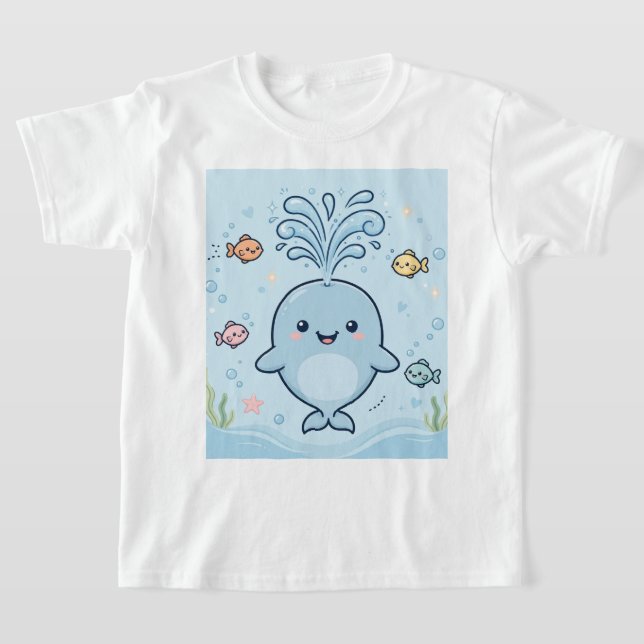 Camiseta de diseño de ballena (Distribución)