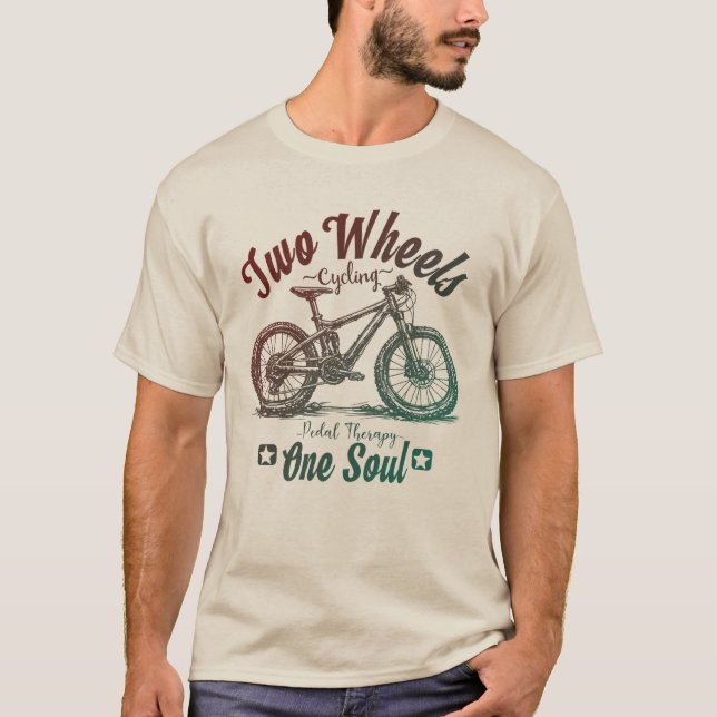 Camiseta de diseño de bicicleta Unisex Tee (Anverso)
