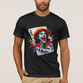 Camiseta de diseño de bromista de cartas de juego