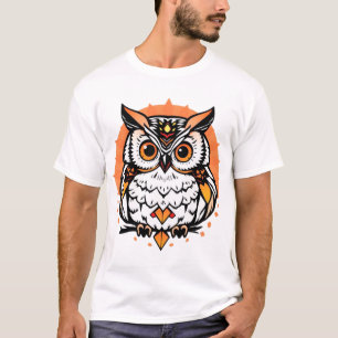 camiseta de diseño de búho 1